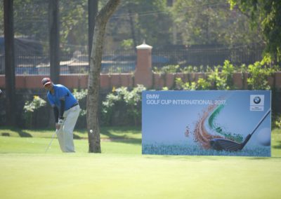 Player in Action at the BMW Golf Cup International